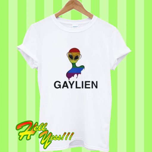 Gaylien LGBT Rainbow Pride Parade T Shirt