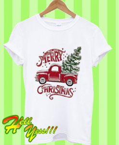 Merry Christmas Rustic Truck T Shirt