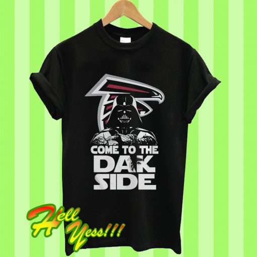 Atlanta Falcons Come To The Dak Side Dark Vader NFL T Shirt