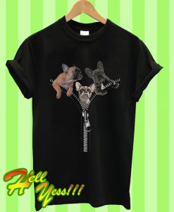 French Bulldog And Zippers T Shirt