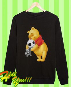 Winnie The Pooh Hugging Jack Skellington Sweatshirt