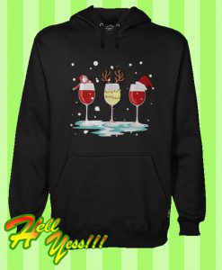 Drink Wine Christmas Hoodie