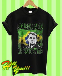 Water Color Graphic Bolsonaro Presidente T Shirt