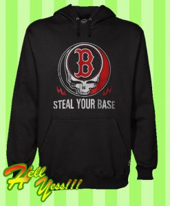 Skull Boston Red Sox Steal Your Base Hoodie