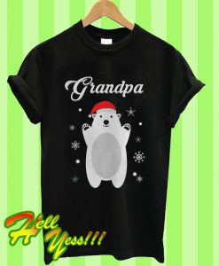 Grandpa Bear Christmas Santa Pajamas T Shirt