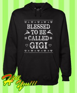 Blessed To Be Called Gigi Christmas Hoodie
