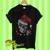 Skull Rhinestone Christmas T Shirt