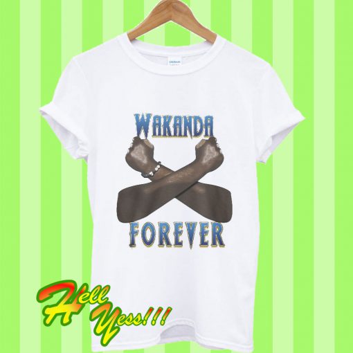Wakanda Forever White T Shirt