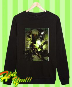 Alien Huntress Comic Page Sweatshirt