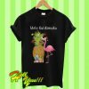 Mele Kalikimaka Flamingo Christmas Pineapple T Shirt