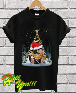 Niffler Santa Hat Christmas Tree Under Snow T Shirt