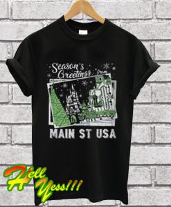 Christmas Season's Greetings From Main St USA T Shirt