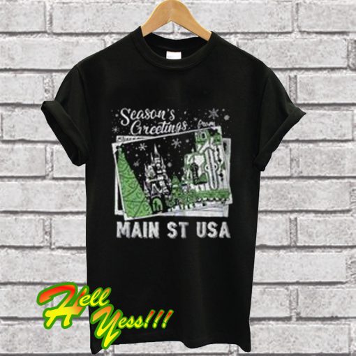 Christmas Season's Greetings From Main St USA T Shirt