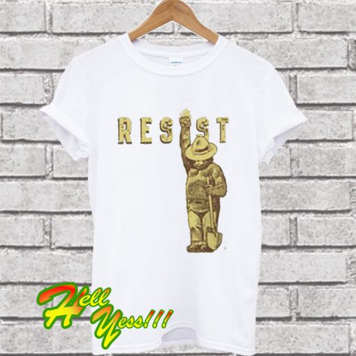 Smokey Bear Resist T Shirt