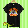 Not Today Satan Rainbow Cat Death Metal T Shirt
