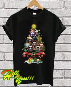 Horror Characters Christmas T Shirt