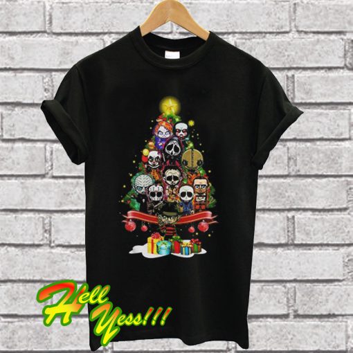 Horror Characters Christmas T Shirt