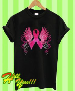 My Wings Have To Wait My Story Is Not Over Yet Breast Cancer T Shirt