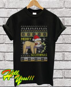 Merry Slothmas T Shirt