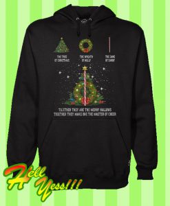 Christmas Together They Are The Marry Hallows Together They Make One The Master Of Cheer Hoodie