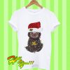 Sloth Santa Christmas Light T Shirt