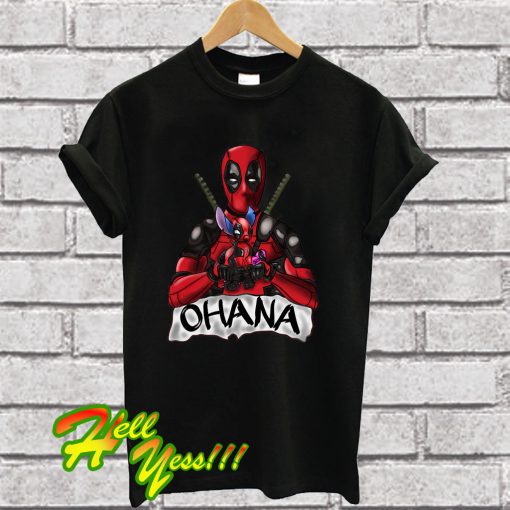 Ohana Deadpool & Stitch T Shirt