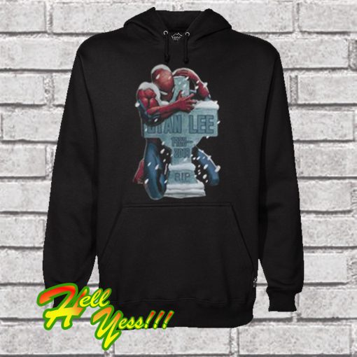 Spider Man Hug Grave Stan Lee Hoodie