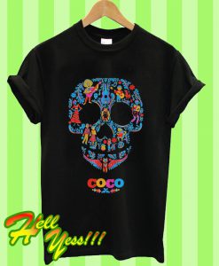 Coco Skull Pattern T Shirt