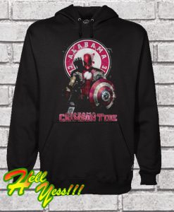 Captain Deadpool Spiderman Alabama Crimson Tide Hoodie