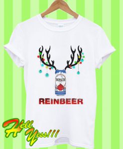 Busch Reinbeer Horned Deer Christmas T Shirt