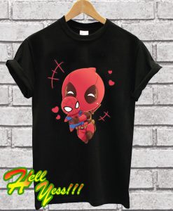 Deadpool Spidey Marvel Superhero T Shirt