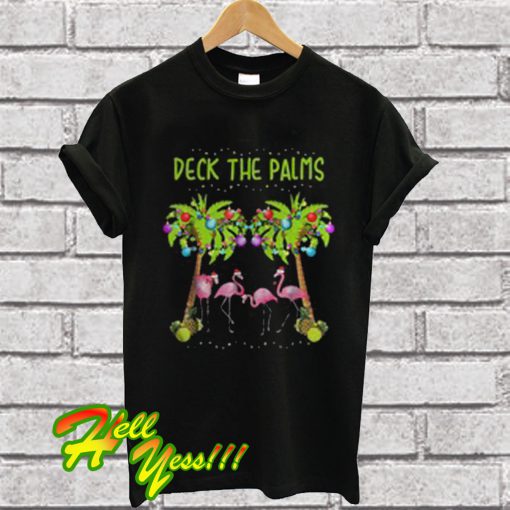 Flamingo Deck The Palms T Shirt