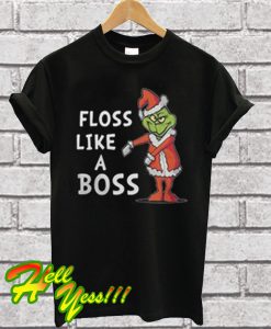 Santa Grinch Floss Like a Boss Christmas T Shirt