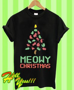 Meowy Christmas Cats T Shirt