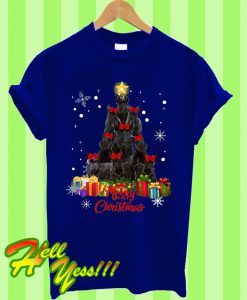 Scottish Terrier Merry Christmas T Shirt