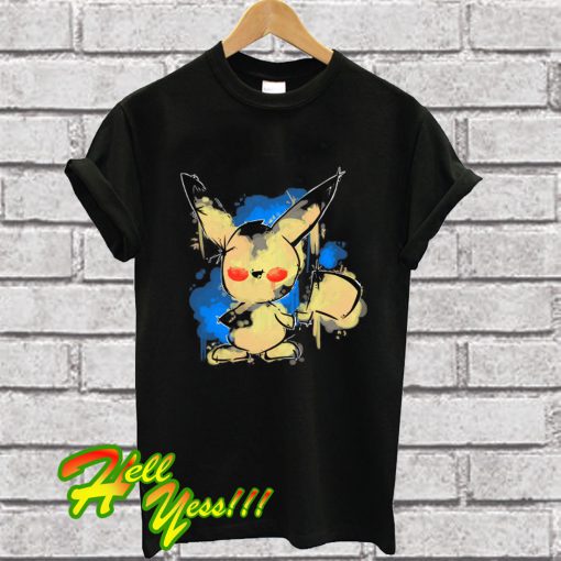 Pikachu Watercolor T Shirt