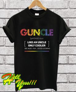 Rainbow Guncle Definition T Shirt