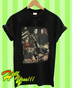 Michael Myers Freddy Horror Christmas T Shirt