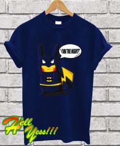 Pikachu Batman T Shirt