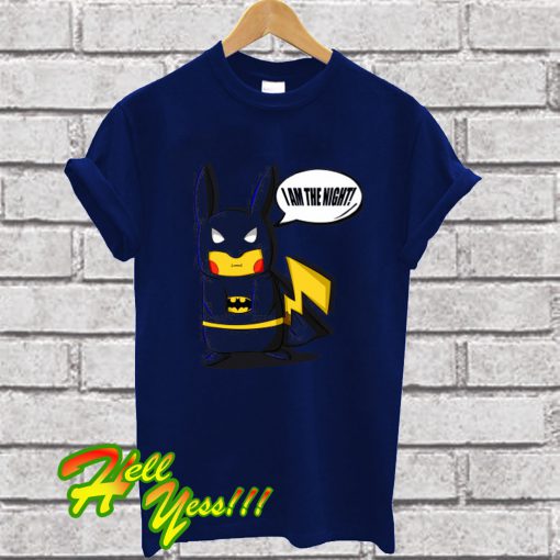 Pikachu Batman T Shirt