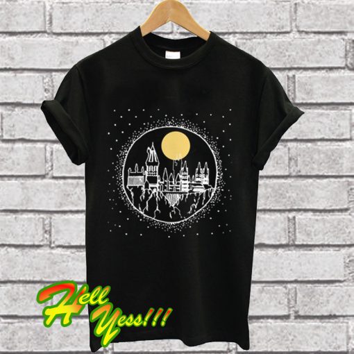 Harry Potter Hogwarts Castle Candles Led Christmas Jumper T Shirt