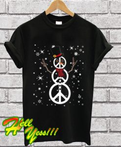 Snowman Hippie Say Hi To Me T Shirt