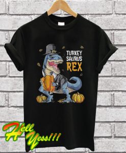 Top Turkey Saurus Rex T Shirt