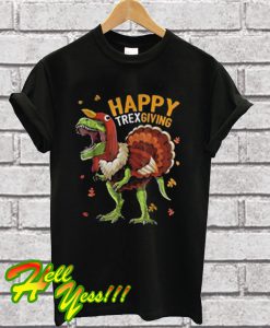 Pretty Happy Trexgiving T Shirt