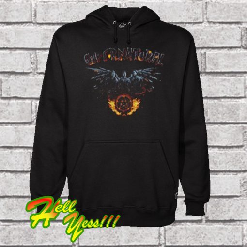 Supernatural Fire Back Hoodie