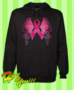 My Wings Have To Wait My Story Is Not Over Yet Breast Cancer Hoodie