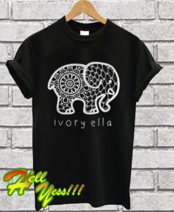 Ivory Ella Elephant T Shirt