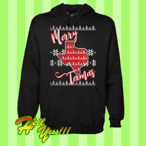 Merry Texmas Texas Ugly Christmas Hoodie