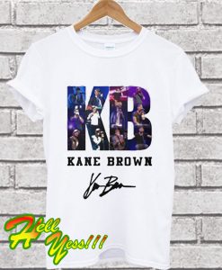Top Kane Brown Signed Autograph T Shirt