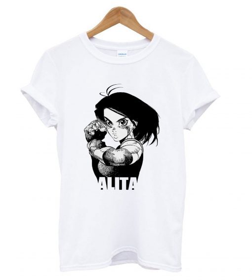 Battle Angel Alita White T Shirt